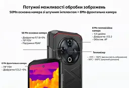 Смартфон Doogee Fire 6 6/256Gb Abyss Black (чорний) з акб 10400 мА·год - мініатюра 7