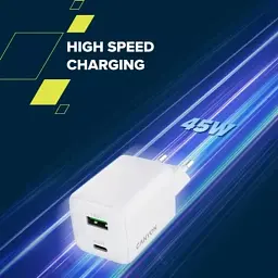 Зарядний пристрій Canyon CU45AC GaN 45W 1xPD 1xQC EU White (CNS-CUW45AC) - мініатюра 8