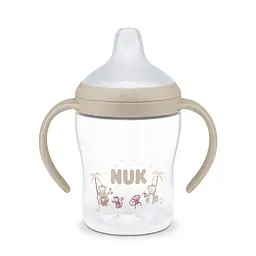 Поїльник з ручкою Nuk Perfect Match Learner Cup 150 мл мавпа (3954236) - мініатюра 2