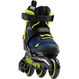 Ролики Rollerblade Microblade 3WD 36.5-40.5 Pacific Blue/Lime (1012-07221700-159-36.5-40) - мініатюра 4