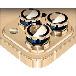 Захисне скло на камеру iLera FocusPro Lens для Apple iPhone 16 Pro/16 Pro Max Golden Titanium [iLFPGT16PR] [115638] - мініатюра 2
