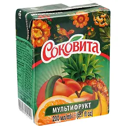 Напій Соковита мультифруктовий 200 мл - мініатюра 2