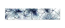 Кухонний фартух Неоновий Світло ПВХ для декору 60х300 см Геометрія Синій Happy Pocket Z184372 - мініатюра 7