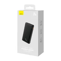 Портативна батарея Power Bank Baseus Airpow 10000mAh 20W PPQD090001 Black - мініатюра 6