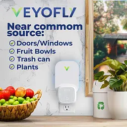 Ловець мух у приміщенні VEYOFLY пастка для мух у приміщенні (1 пристрій + 3 заправки) - мініатюра 2