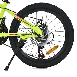 Велосипед підлітковий MTB2001-4, 20 дюймів, салатовий - мініатюра 4
