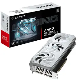 Відеокарта Gigabyte AMD Radeon RX 9070 XT 16GB GAMING OC ICE (GV-R907XGAMINGOCICE-16GD) (GDDR6, 256 bit, PCI-E v5.0 x16) - мініатюра 10