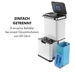 Бак для сміття Klarstein Touchless Ultraclean (10035084) - мініатюра 2