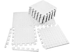 Татамі мат EasyFit 8 шт (30х30х1 см) хвіст ластівки білий (EF-1950-30-W) - мініатюра 9