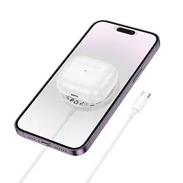 Зарядка Qi Hoco Phantom magnetic wireless fast charger with digital display CW61 |15W| - мініатюра 3