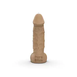 Свічка член Pure Bliss Choco Boom Brown, 18 см - мініатюра 2