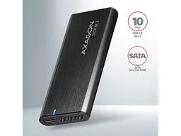 Кишеня для накопичувача AXAGON SuperSpeed+ Raw Box Black (EEM2-SBC) - мініатюра 2