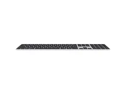 Клавіатура Apple Keyboard with Touch ID and Numeric Keypad for Mac with silicon USB-C Black Keys (MXK83) - мініатюра 4