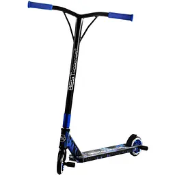 Самокат трюковий Best Scooter 72х13х58 см Синьо-чорний 000231662