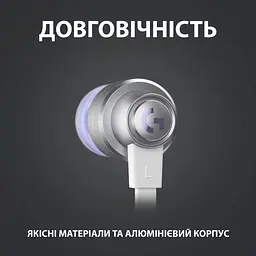 Навушники Logitech G333 ігрові Білі (981-000930) - мініатюра 8