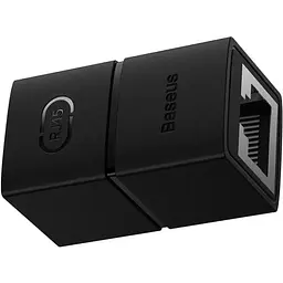 Перехідник Baseus AirJoy Series Network Cable Connector Cluster RJ-45 to RJ-45 Black [B00131100111-01] [140346] - мініатюра 3