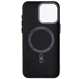 Чохол до мобільного телефона Armorstandart LikeCarbon2 MagCase Apple iPhone 16 Pro Max Kevlar Black (ARM88382)