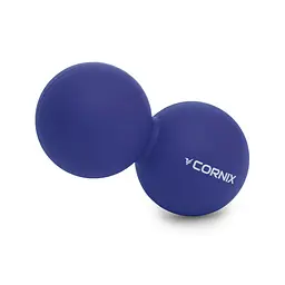Масажний м'яч подвійний Cornix Cornix Lacrosse DuoBall 6.3 x 12.6 см XR-0109 Navy Blue - мініатюра 2