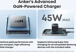 Сетевое зарядне пристрій Anker Nano Charger 45W USB-C Чорний (A2692L11) - мініатюра 3