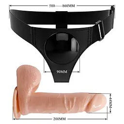 Страпон ON PRETTY LOVE HARNESS BRIEFS TOM PRETTY LOVE BW-022090NR 100005 - мініатюра 4