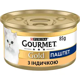 Упаковка вологого корму для котів Gourmet Gold Паштет з індичкою 2.04 кг (85 г x 24 шт.) - мініатюра 2
