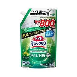 Дезодоруючий очищувальний спрей для туалету Kao Toilet Magiclean, захист від плям, цитрусова м’ята, поповнення 800 мл