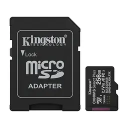 Карта памяти Kingston 256GB microSDXC 10 UHS-I V10 A1 Canvas Select Plus (SDCS3/256GB)