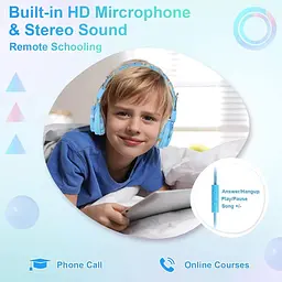 Дитячі навушники JYPS Dinosaur із кабелем - мініатюра 2