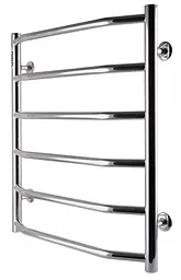 Водяна рушникосушка Unio LT W 600-500-6 Драбинка Трапеція, Хром - мініатюра 4