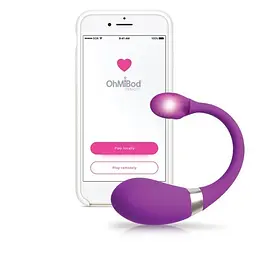 Віброяйце Kiiroo OhMiBod Esca 2 18.5 см фіолетовий - мініатюра 4