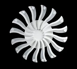 Люстра стельова LED Splendid Ray LK39264/16, 16W, білий, сучасний стиль з пультом