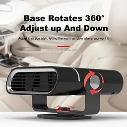 Тепловентилятор автомобільний Elegant 12V 150 W Керамічний (EL101 503) - мініатюра 5