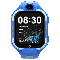 Смарт-годинник дитячі Wonlex KT35 з камерою WI-FI GPS SIM-карта силіконовий ремінець Blue (17977) - мініатюра 3