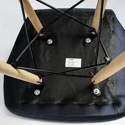 Крісло JUMI Scandinavian Design (еко-шкіра) Black - мініатюра 6