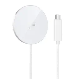 Бездротовий зарядний пристрій Hoco CW63 Fast Qi2 magnetic wireless fast charger білий