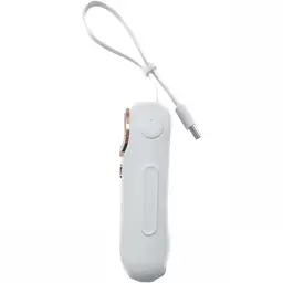 Дитячий павербанк Smart Power Bank Котик 5000 mAh White (11239) - мініатюра 2