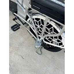 Електровелосипед Minako U18" 600W 60V 26Ah + сидіння/багажник сірий - мініатюра 6