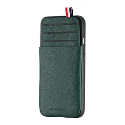 Чохол Jinduka Leather Pocket iPhone 13 Green - мініатюра 4