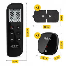 Апарат для електростимуляції м'язів 4FIZJO Combo EVO 3 в 1 (P-5905973404389) - мініатюра 10