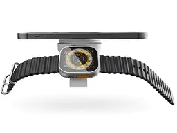 Бездротовий зарядний пристрій Zens 2-in-1 MagSafe + Watch Travel Charger White (ZEDC24W/00) - мініатюра 2
