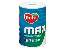 Рушники паперові RUTA Max 1 рулон 2 шари