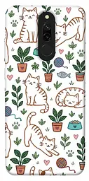 TPU чохол Demsky Cats pattern для Xiaomi Redmi 8