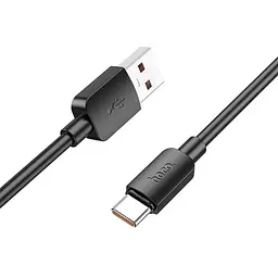Дата кабель Hoco X96 Hyper USB to Type-C 100W (0.25m) Black - мініатюра 2