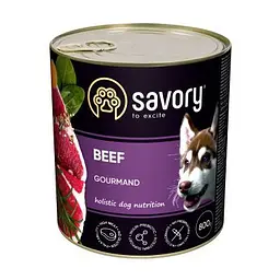 Консерви для собак Savory Dog Gourmand яловичина 800 г (4820232630440)