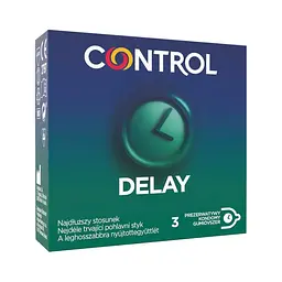Презервативи з пролонгуючим ефектом Control Delay для більш тривалої насолоди, 3 шт CONTROL 8-6786 101891