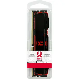 Модуль пам'яті DDR4 Goodram Iridium X 8GB 3200MHz Black (IR-X3200D464L16SA/8G) [148726] - мініатюра 4