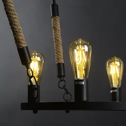 Люстра Brille лофт підвісна свічка E27 60W BK (BL-335S/12) - мініатюра 3