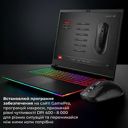 Миша GamePro Genesis Winner Wireless Black (GM079B) [140367] - мініатюра 8