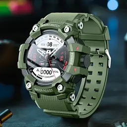Смарт-годинник Skmei S231 силіконовий ремінець Army Green (16695) - мініатюра 2