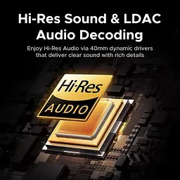 Навушники Ugreen Studio Pro 48dB ANC Wireless Active Noise Cancellation Hi-Res LDAC 120h 2025 (Black) - мініатюра 3